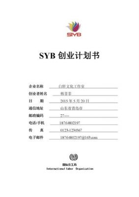 syb创业培训计划书范文（syb创业培训计划书范本）-图3