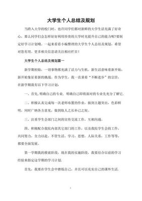 大学总结计划范文（大学总结及计划）-图3