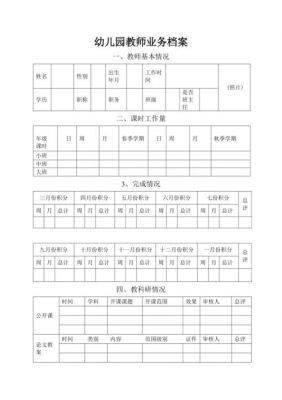 教师业务档案填写范文（教师业务档案怎么写）-图2