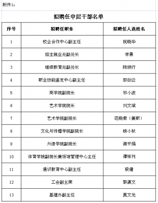 职业学院科级干部（职业学院系主任级别）-图2