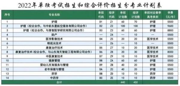 泰山护理职业学院时间表（泰山护理职业学院官网 招生办电话）-图2