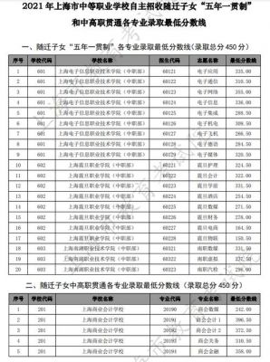 上海的职业学院录取分数线（上海技校录取分数线）-图2