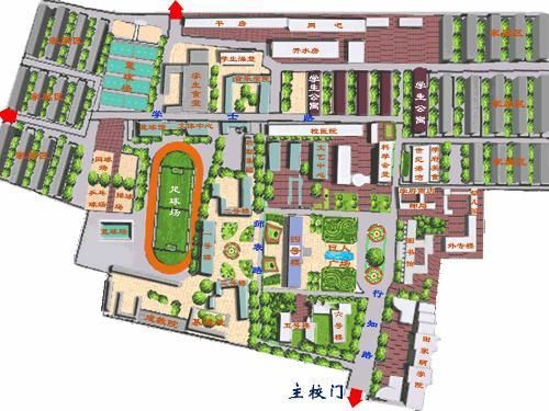 山西师范大学校园地图（山西师范大学校园地图全景）-图2