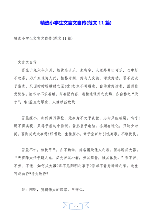 自传文言文范文（自传文言文怎么写200字左右）-图2