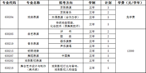 北京戏曲艺术职业学院古筝（北京戏曲艺术职业学院2021招生简章）-图2