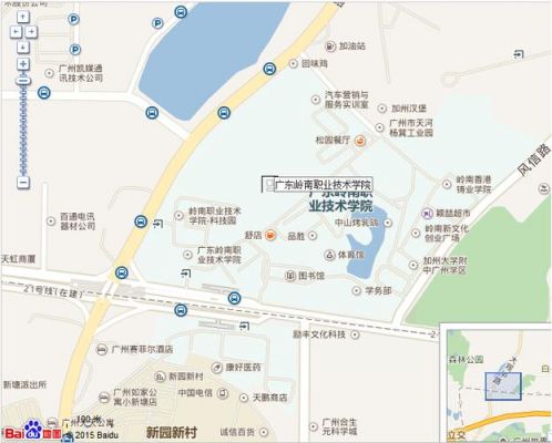 广东邮电职业学院平面图（广东邮电职业学院校区）-图2