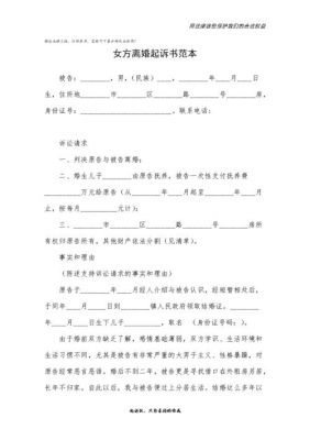 女方出轨离婚起诉书范文（女方出轨离婚起诉书范文 男方怎么写）-图3