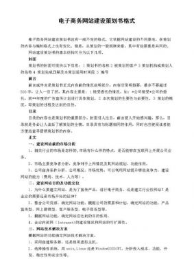 网站建设规划书范文（网站建设规划书案例）-图3