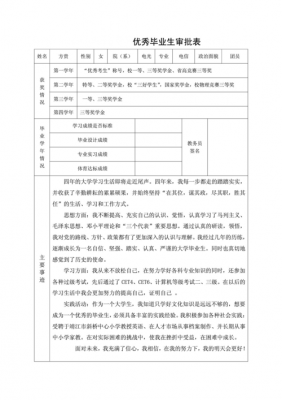 毕业审批表范文（毕业审批登记表是啥）-图1