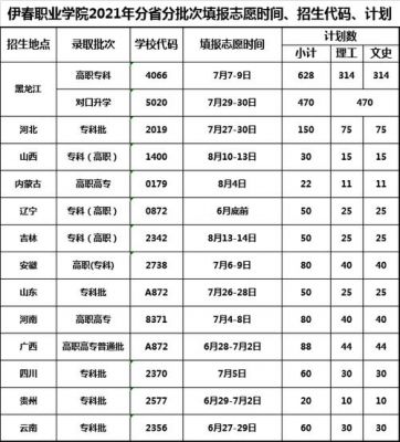 伊春职业学院贴分数线（伊春职业学院录取）