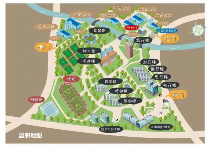 温州职业学院分校（温州职业技术学院鸟瞰图）-图3