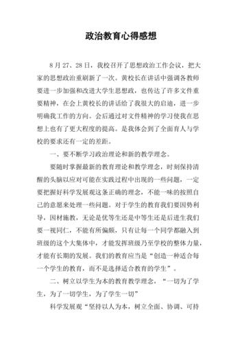 政治心得体会范文（政治 心得）-图1