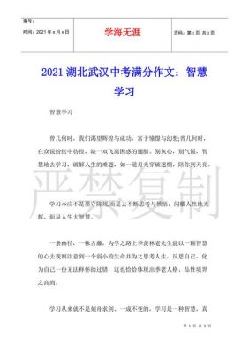 武汉中考范文（武汉中考作文2021范文）-图2