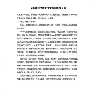 武汉中考范文（武汉中考作文2021范文）-图3