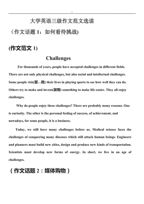 大学英语四级写作范文（大学英语4级写作范文100篇pdf）-图3