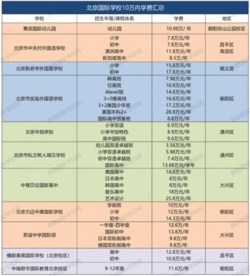 北京的国际学校费用（北京的国际学校费用高吗）-图3