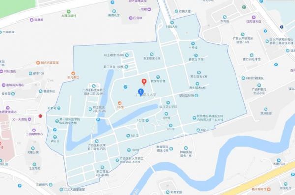 广西医科大学校园图片（广西医科大学校园平面图）