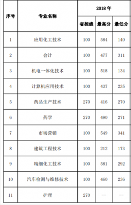 大王职业学院录取分数（职业学院录取线）