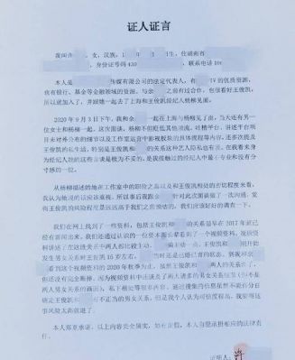 离婚证人证言范文（离婚证人证言怎么写书面）-图3