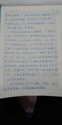 参赛作文书写格式范文（参赛作文格式手写）-图2