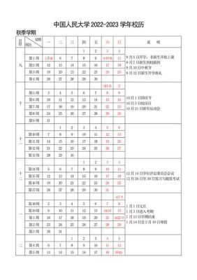 湖南大学校历（湖南大学校历20222023第一学期）-图2