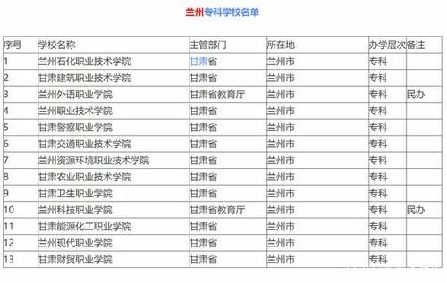 兰州好一点的大专学校（兰州好一点的大专学校排名榜）-图2