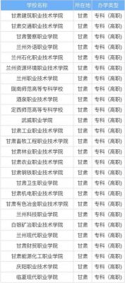 兰州好一点的大专学校（兰州好一点的大专学校排名榜）-图3