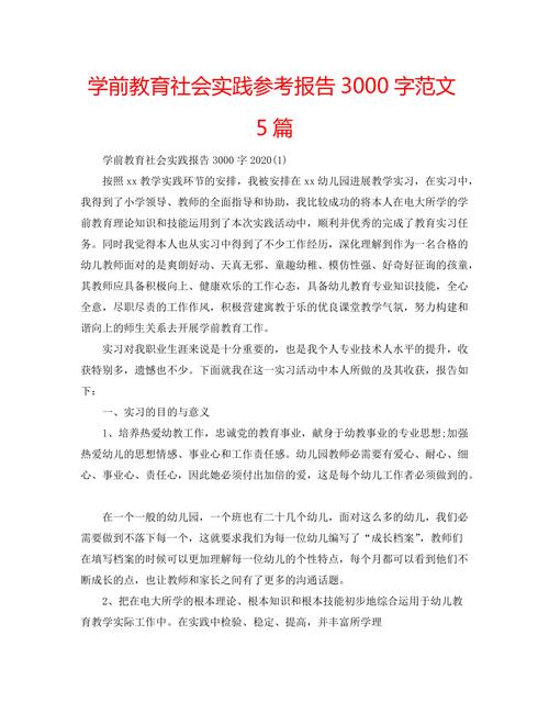 教育实践报告范文（教育实践报告3000字）-图1