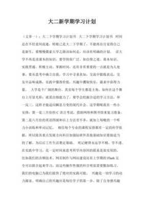 大二学习计划范文的简单介绍-图2