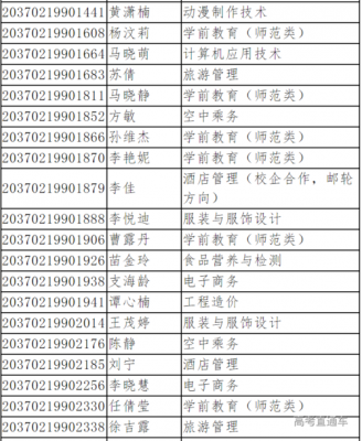 泰安技术职业学院分数（泰安职业技术学院录取人员名单）-图2