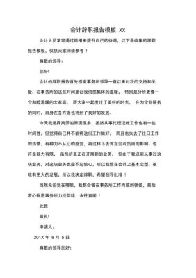 会计辞职信范文（会计人员辞职报告怎么写范文）-图3