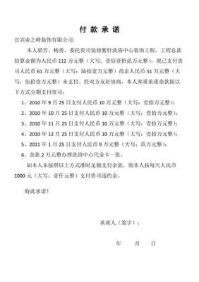 公司付款承诺书范文（公司付款承诺书范文大全）-图3