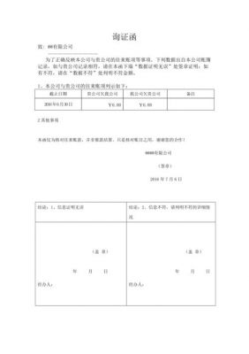 消极式询证函范文（消极询证函模板）-图2