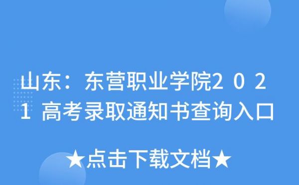 东营职业学院报名入口（东营职业学院报名入口官网）