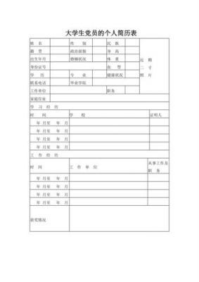 个人简历模板范文（党员个人简历模板范文）-图3