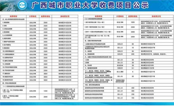 广西城市职业学院大学学费（广西城市职业学院的学费）-图2