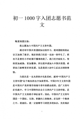 共青团入团志愿书范文（共青团入团志愿书范文1000字）-图3