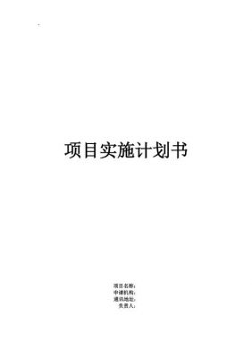 项目实施计划书范文（项目实施计划书范文模板）-图3