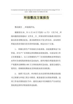 企业环保整改方案范文（企业环保整改方案范文专题）-图2