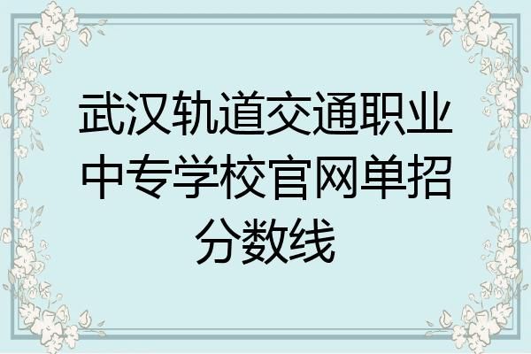 武汉地铁职业学院官网（武汉地铁专业的职业学校哪个最好）-图2