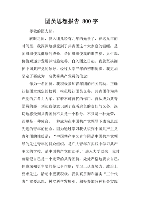 汇报范文（团员思想汇报范文）-图3