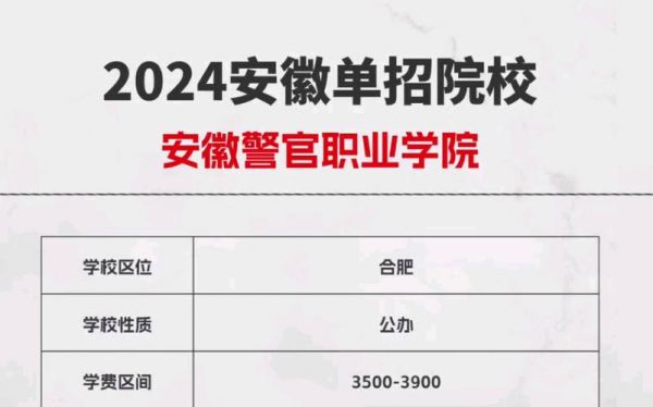 安微警官职业学院招90人（安徽警官职业学校招生电话）-图2