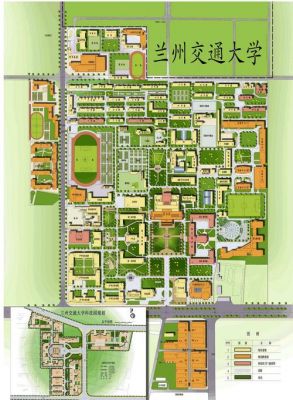 兰州交通大学校园地图（兰州交通大学校园全景图）-图1