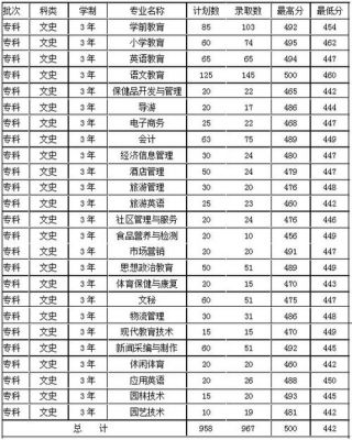 丽江专科学校分数线（云南丽江高等专科学校录取分数线2020年）