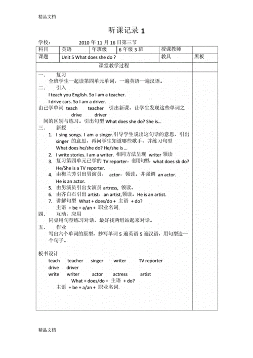 听课记录范文小学英语（小学英语听课记录英语版）-图3