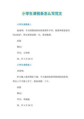 作文请假条范文（作文请假条范文100字）-图3