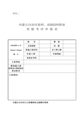 技师资格申报表范文（技师资格申报表范文怎么写）-图3