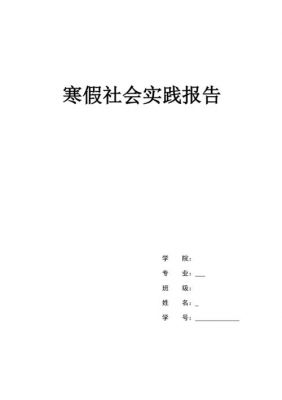 寒假社会实践报告范文（寒假社会实践报告word文档）-图3