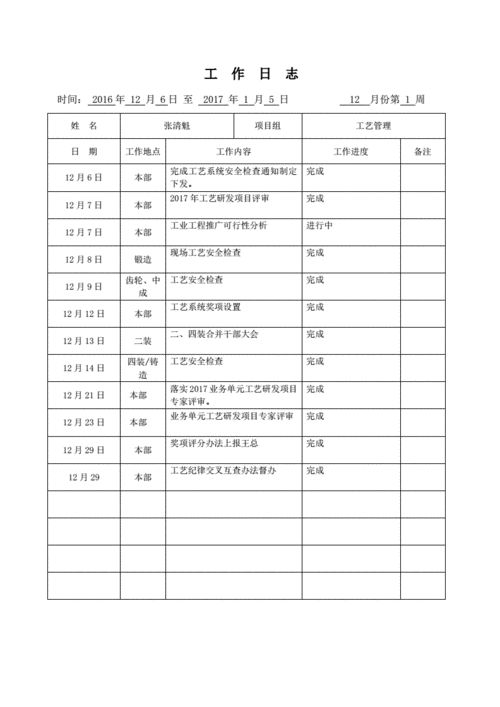 工作日志格式范文（工作日志格式怎么写）-图2