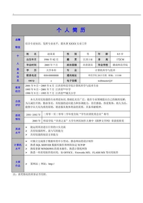 毕业生求职简历范文（大学毕业生求职简历范文）-图1